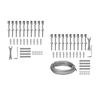 10 Pieces Trellis Crosshead Hubs Climbing Plants Kit Stainless Supports Expansion Anchors