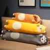 Cute Cartoon Shiba Inu Husky Long Hugging Pillow Soft Plush Dog Bed Pillows For Girls Gift 70cm 90cm 1.1m