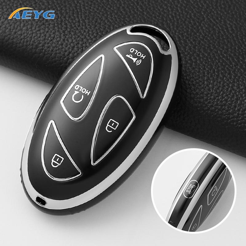 Tpu 5 7 Buttons Auto Key Fob Cover Case Housing Fit For Xiandai Hyundai Ioniq 6 New Grand Prix Gn7 Kona Protector Remote Bag Auto Accessories