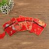 Quartet Zipper Packaging Tassel Beads Fabric Brocade Jewelery Bag Wallet Handbags Tips Bag