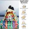 1pc Cat Garden Blanket, Lightweight Flannel Throw Blanket For Sofa, Bed, Travel098