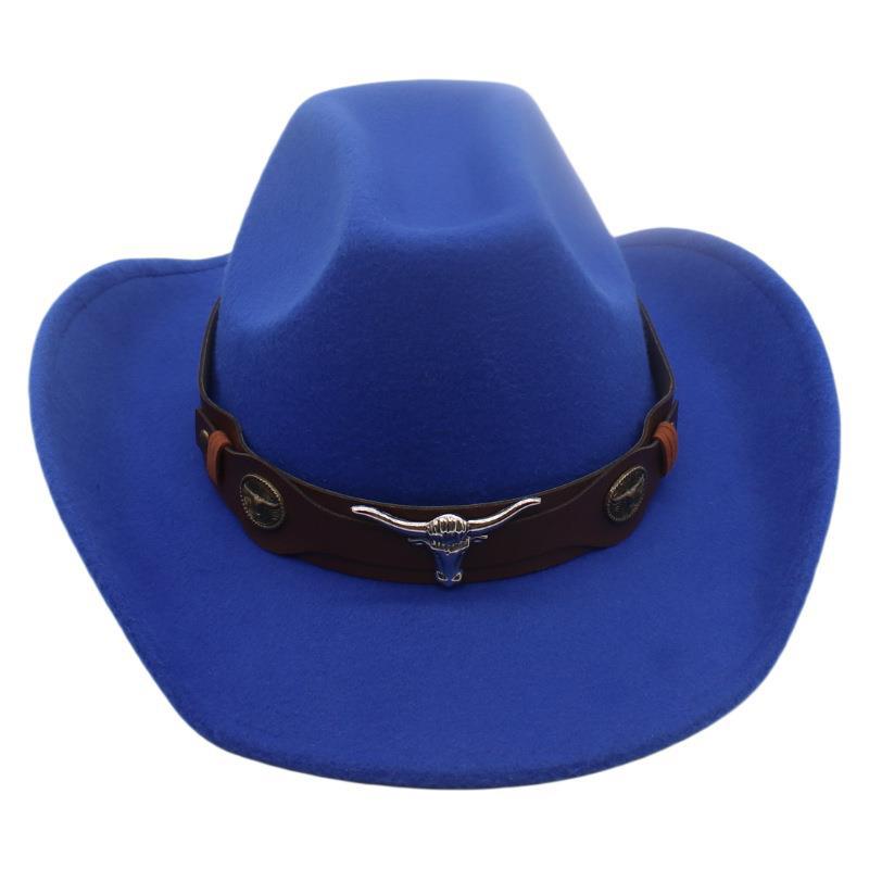 

Tibetan Famous Wind Bull Head Hat High Sense Men S And Women S Travel Mountaineering Hat Western Cowboy Hat one size fits all