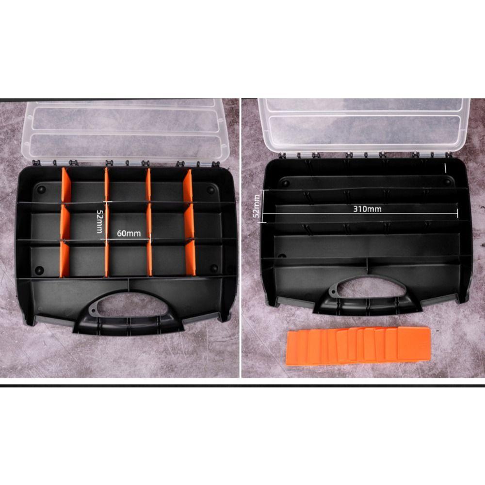Metal Parts Screw Storage Box Plastic Auto Repair Tool Box Durable Parts Box