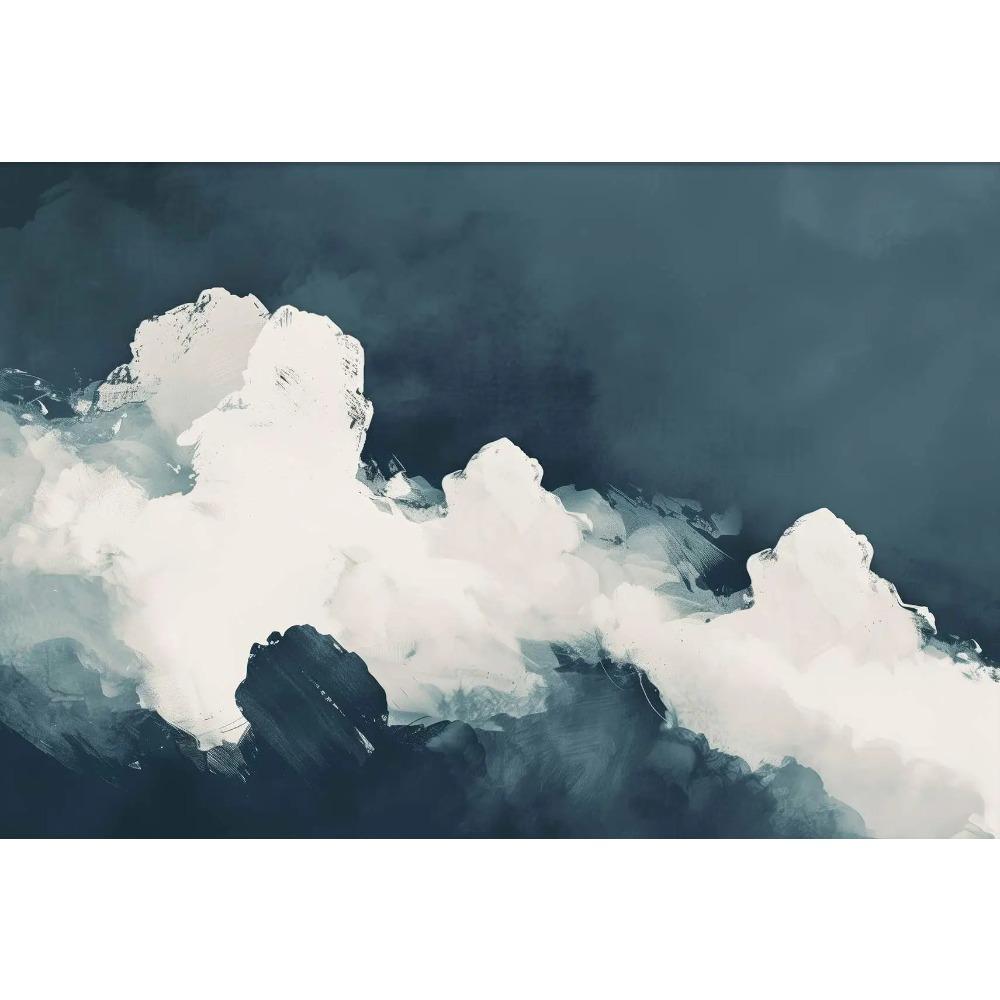 Vintage Cloud Landscape Art Posters Moody Sky Forest Plants Modern Prints Canvas Painting Wall Pictures Home Living Room Decor