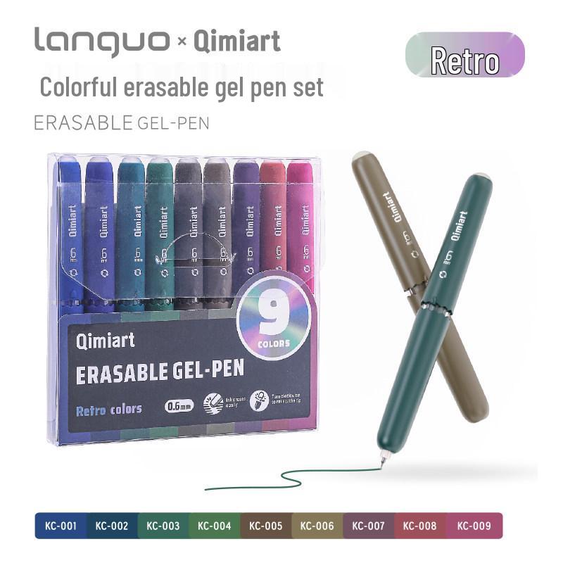 Blue Fruit 45-Color Erasable Thermal Pen Set for Artistic Journals and Doodling 0.6mm