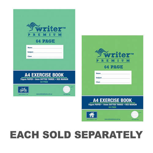 Exercise Book 64 Pages W/ Dotted Line (A4)