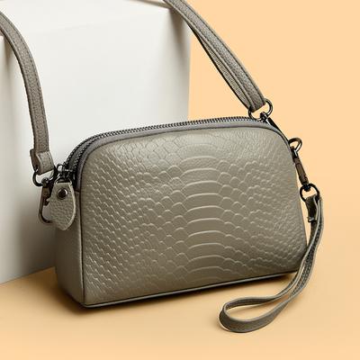 Genuine Leather Bag for Women  Simple Bags and Purses  Travel Bag for Women  Monochromatic Shoulder Bag