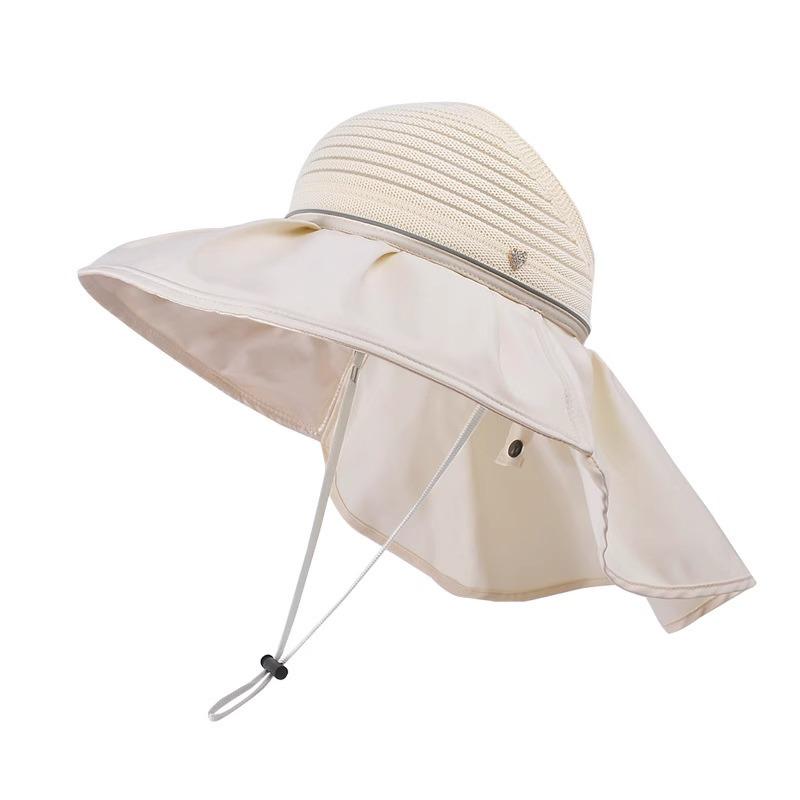 New Summer Sun Protection Hat Sun Protection Hat Without Top Big Hat Brim Summer Hat Women Fashionable Face Showing Little Fisherman Hat