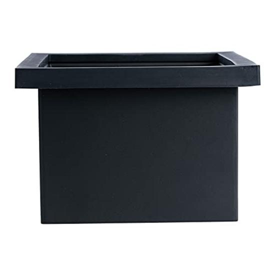 watchget Espresso Knock Box, Bottomless Coffee Knock Box, Stainless Steel Knock Box, Coffee Grounds Storage, Coffee Waste Bin, Built-in, Removable,