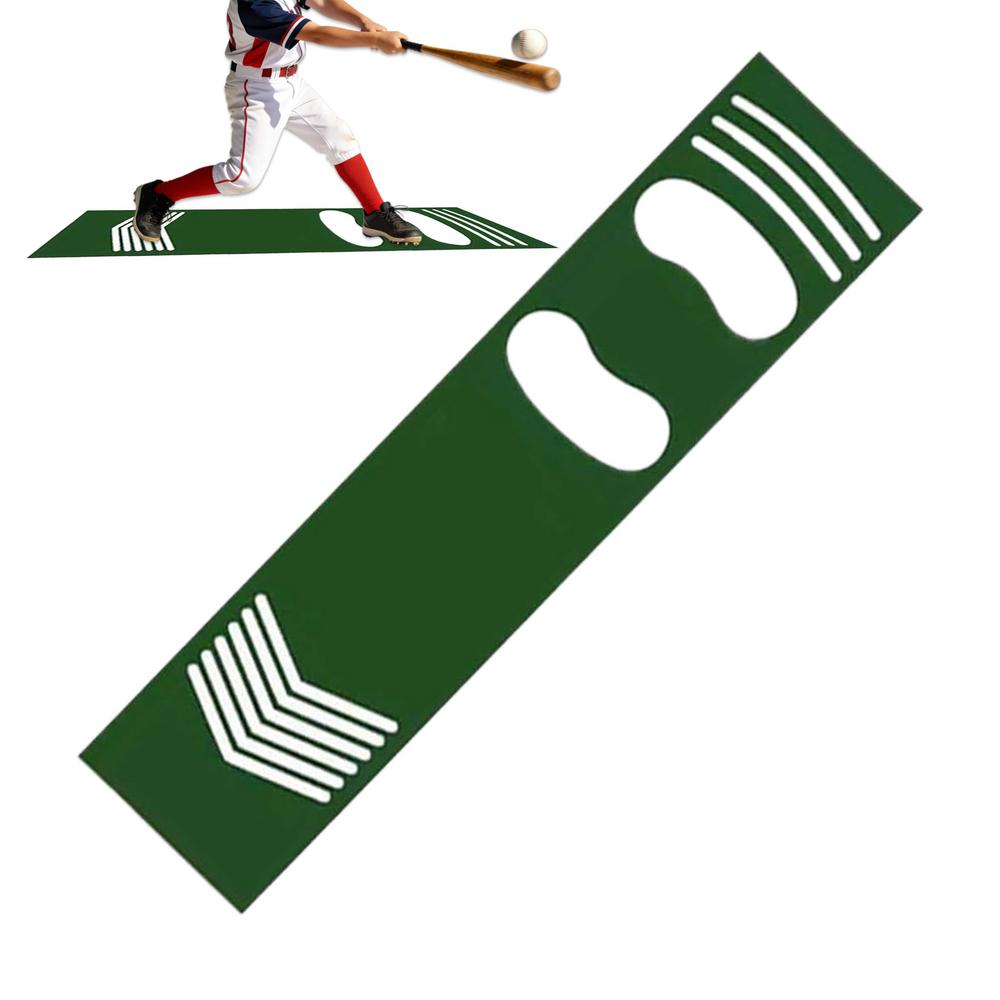 Batting Mat Softball Hitting Training Pad Beginner Baseball Pitching Mat For Youth Beginners School Indoor Outdoor Sports Gym