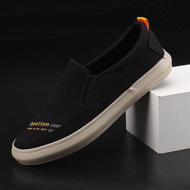 2024 Jaro a Podzim Nové Pánské Plátěné Boty Klasické Všestranné Retro Trendy Módní Pohodlné Pánské Ležérní Sportovní Boty