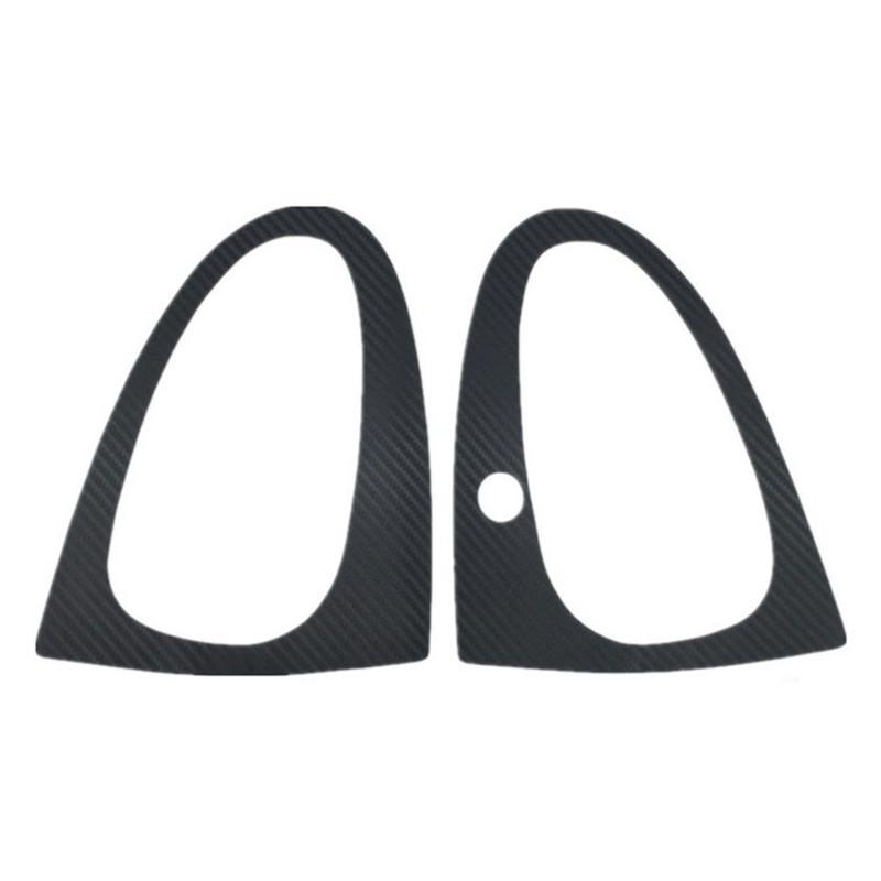 Car Gear Lever Panel Decal Central Control Panel 3D Sticker For BENZ SMART FORTWO 451 BRABUS 2007-2014 Door Handle Cover Sticker