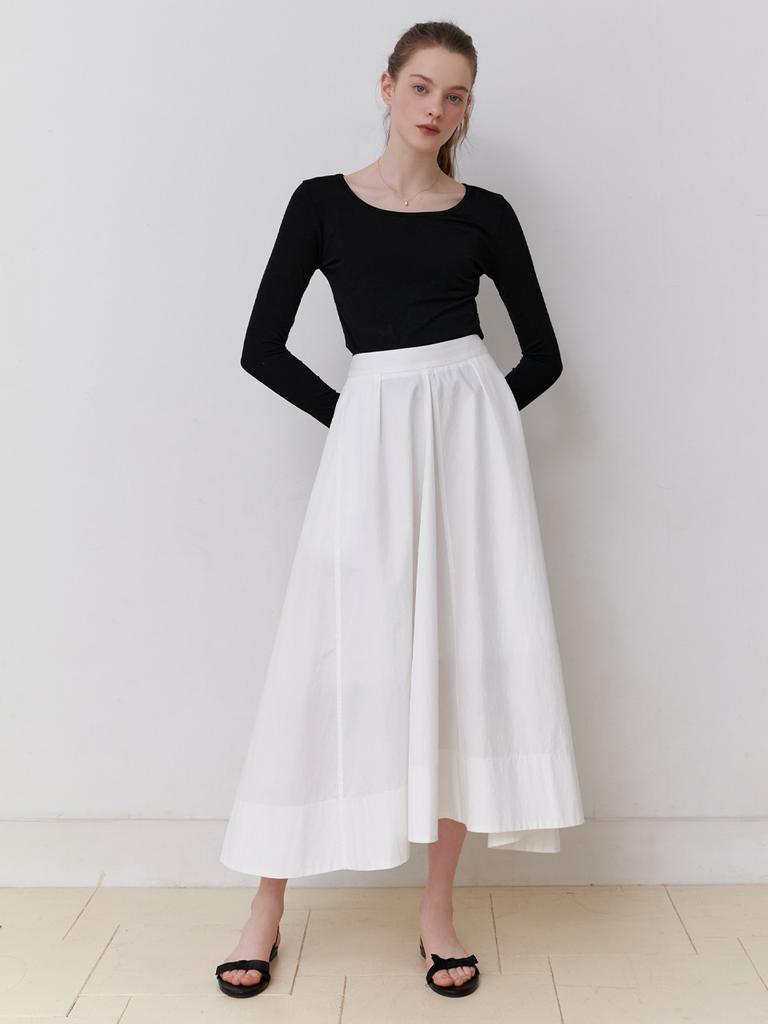 Liel Base Cotton T-Shirt (Black)