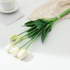 Soft Rubber Tulip Artificial Flowers for Home & Wedding Décor, Photo Props, Bouquet