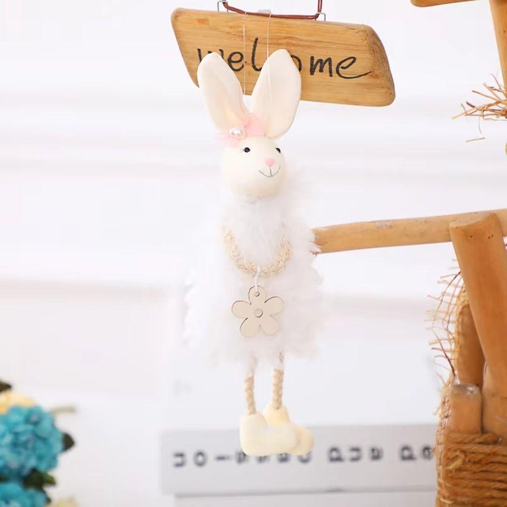 Hanging Design Rabbit Doll Festive Style Easter Bunny Easter Decoration Spring Holiday