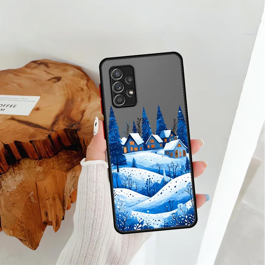 Case for Samsung Galaxy A52 A71 A21 A36 A22 A23 A32 A73 A25 A26 A56 A72 A31 Soft Cover Christmas Santa Claus