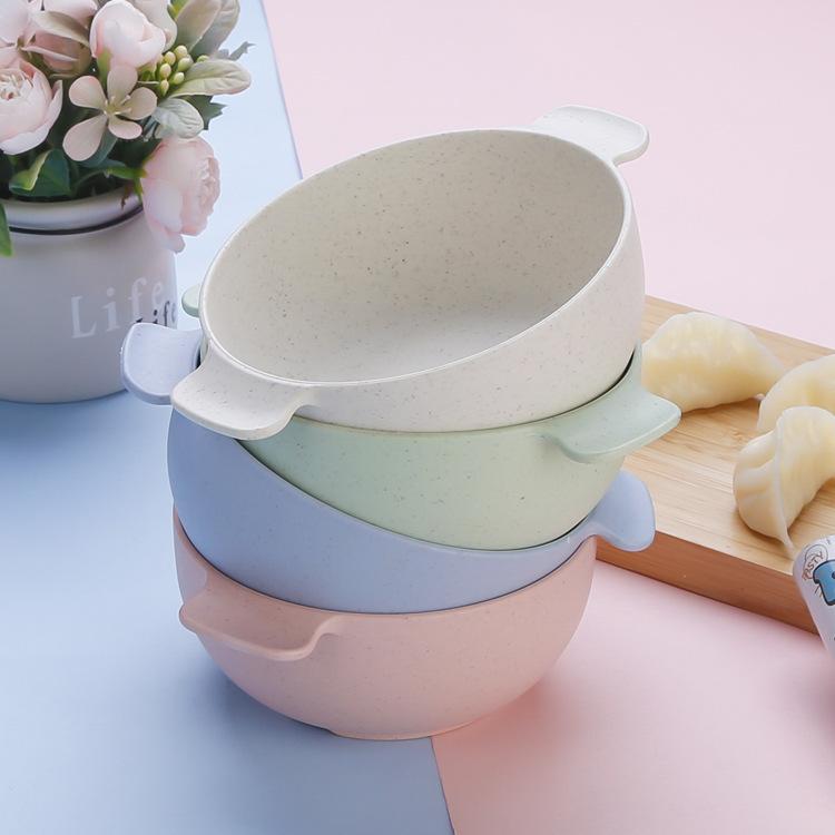 Home Use Baby Double-Handled Soup Bowl for Feeding