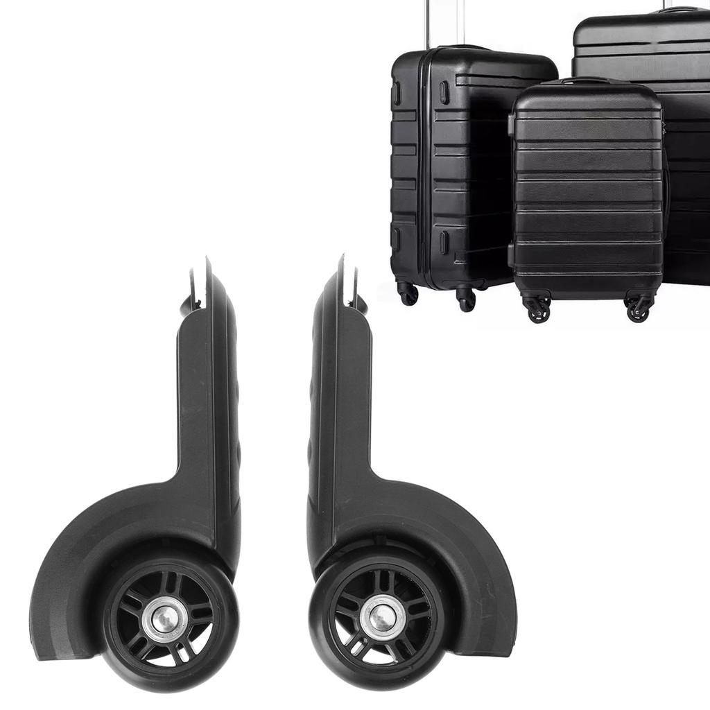 1 par Smidiga Reservhjul Bagagehjul Ersättningshjul Praktiska för Resväskor och Ryggsäckar