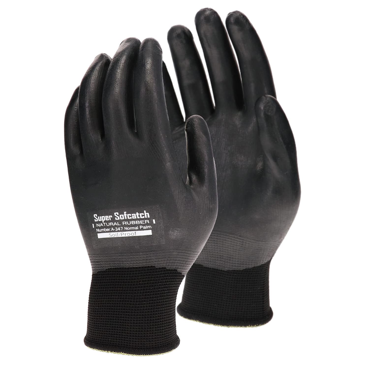 

Body Toughness Otafuku Gloves Natural Rubber Gloves Soft Catch Coat 15 Gauge Black M [All Gloves Polyester] A-347