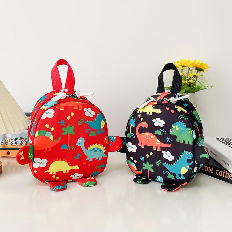 Children's Backpack Cartoon Cute Printed Mini Backpack Cute Baby Go Out Accessories Dinosaur Bag