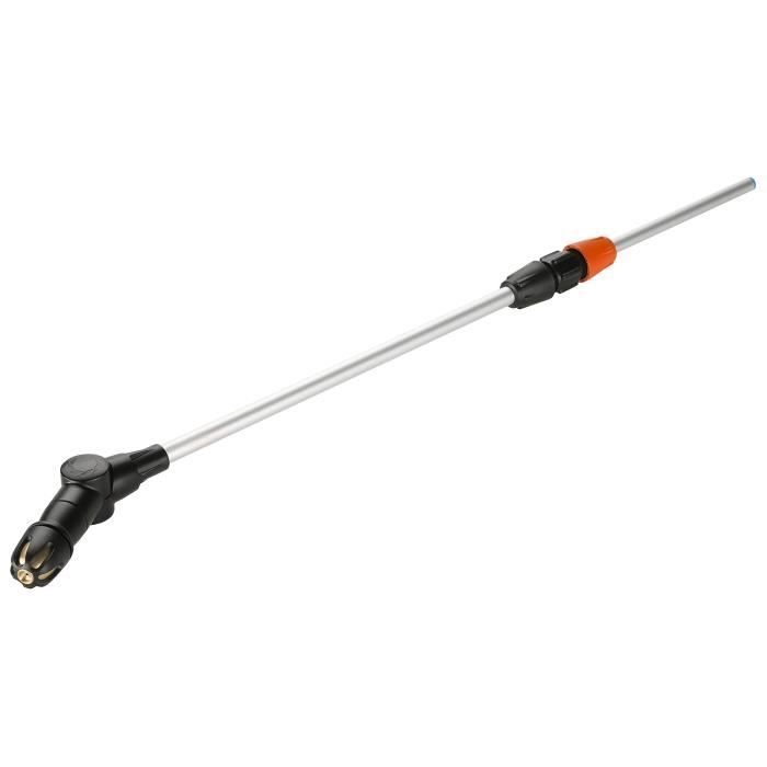 Tube prolongateur télescopique GARDENA pour désherbage - Longueur 40-100cm - Buse orientable