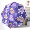 1pc Gingerbread House Automatic Opening and Closing Folding Umbrella with 8 Iron Ribs - Portable, Foldable for Travel Yy251124073