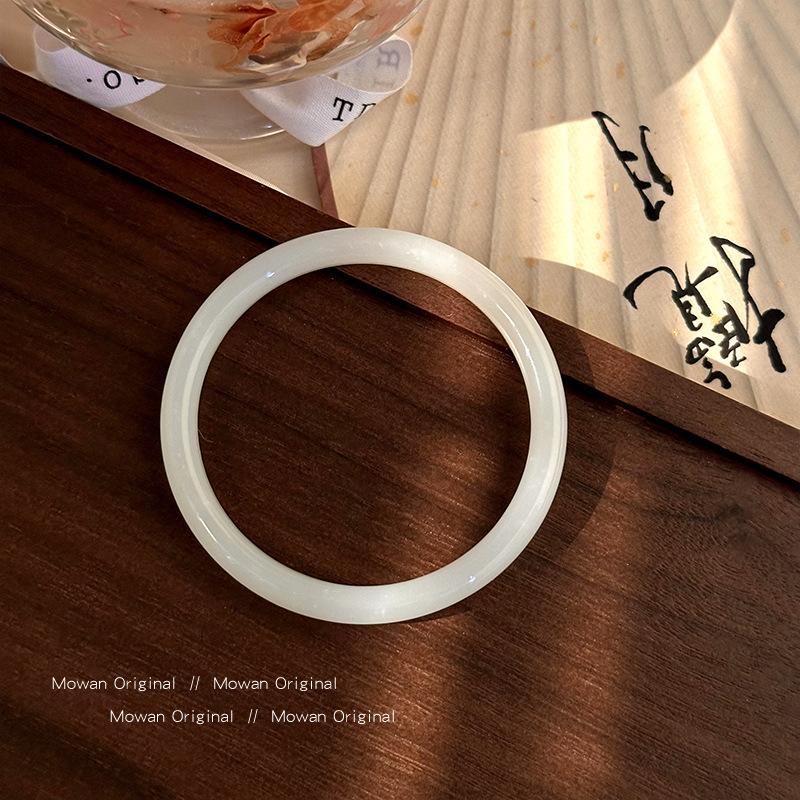 New chinese style glass antique bracelet - women's light luxury jewelry - gift accessory 8mm