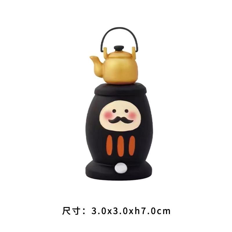 2026 Halloween Series Ornament Ghost Face Ghost Autumn Harvest Pumpkin Micro Scene Decole Resin Craft Small Ornament Collection