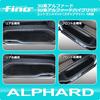 Fino 30 Series Alphard Gasoline Vehicle Step Mat with Black (Fixed Velcro) FINO-30AL-STP-M-BK