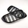 Front Bumper Grill For BMW 5 Series M5 G30 G31 520i 530i 540i ABS 2-Slat Gloss Black Front Kidney Grille