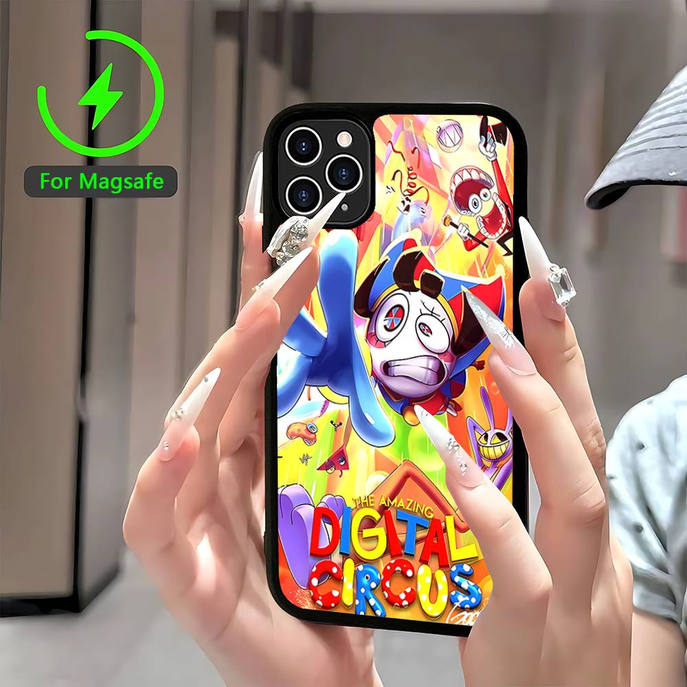 

Funny A-Amazing D-Digital C-Circus Phone Case For IPhone 17 Air 16 15 14 13 12 11 Pro Max Plus For Magsafe Wireless Charge Cover iPhone 17 Air
