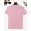 Kids Summer Crew Neck Short Sleeve T-Shirt with Sketch Star Print