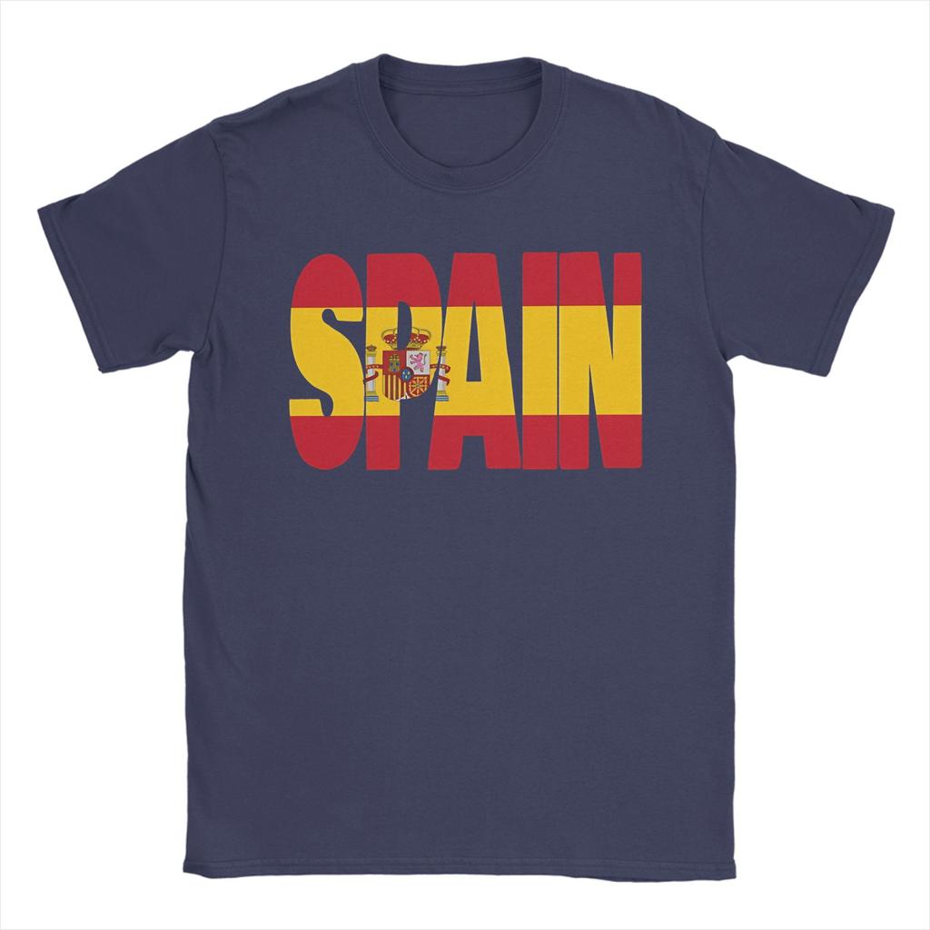 Harajuku TShirt Summer ESPANA Spain Flag Fashion T Shirts 100 Cotton Tee Shirt for Man Y2K Classic Cheap Short Sleeve Clothes