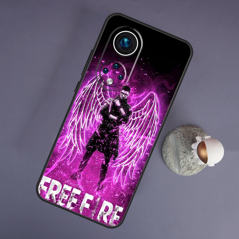 Free Fire Game For Huawei Honor Magic 5 Lite 70 50 X8 X9 a P20 P30 P40 P50 P60 Pro P Smart Nova 9 5T Case