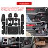 LUCKEASY for Toyota 4Runner 2026 2025 Anti-Slip Gate Slot Mat PVC Center Console Liners Rubber Door Groove Pad Non-slip Mats