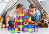 3D Magnetic Building Blocks Educational Constructions 45-Piece Puzzle for Children