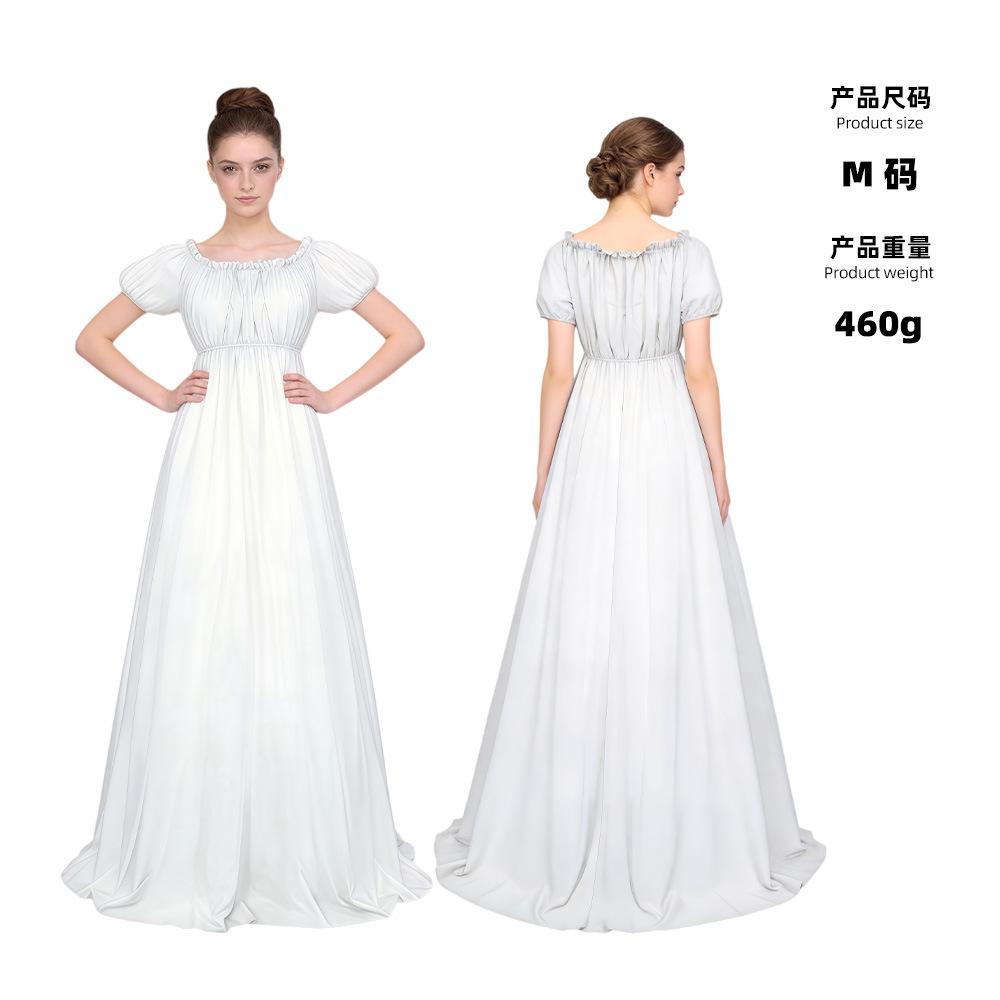 Bridgeton Regent Dress Halloween Victorian Catwalk Era Cosplay Costume Dress
