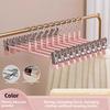 Stainless Steel Pants Hangers With Nonslip Clips For Home Storage And Laundry Organization