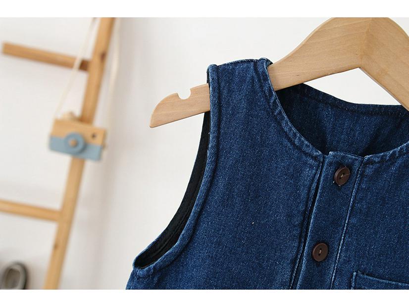 2025 Winter Koreanische Kinder Fleece Denim Latzhose - Stilvoller Jumpsuit für Jungen & Mädchen