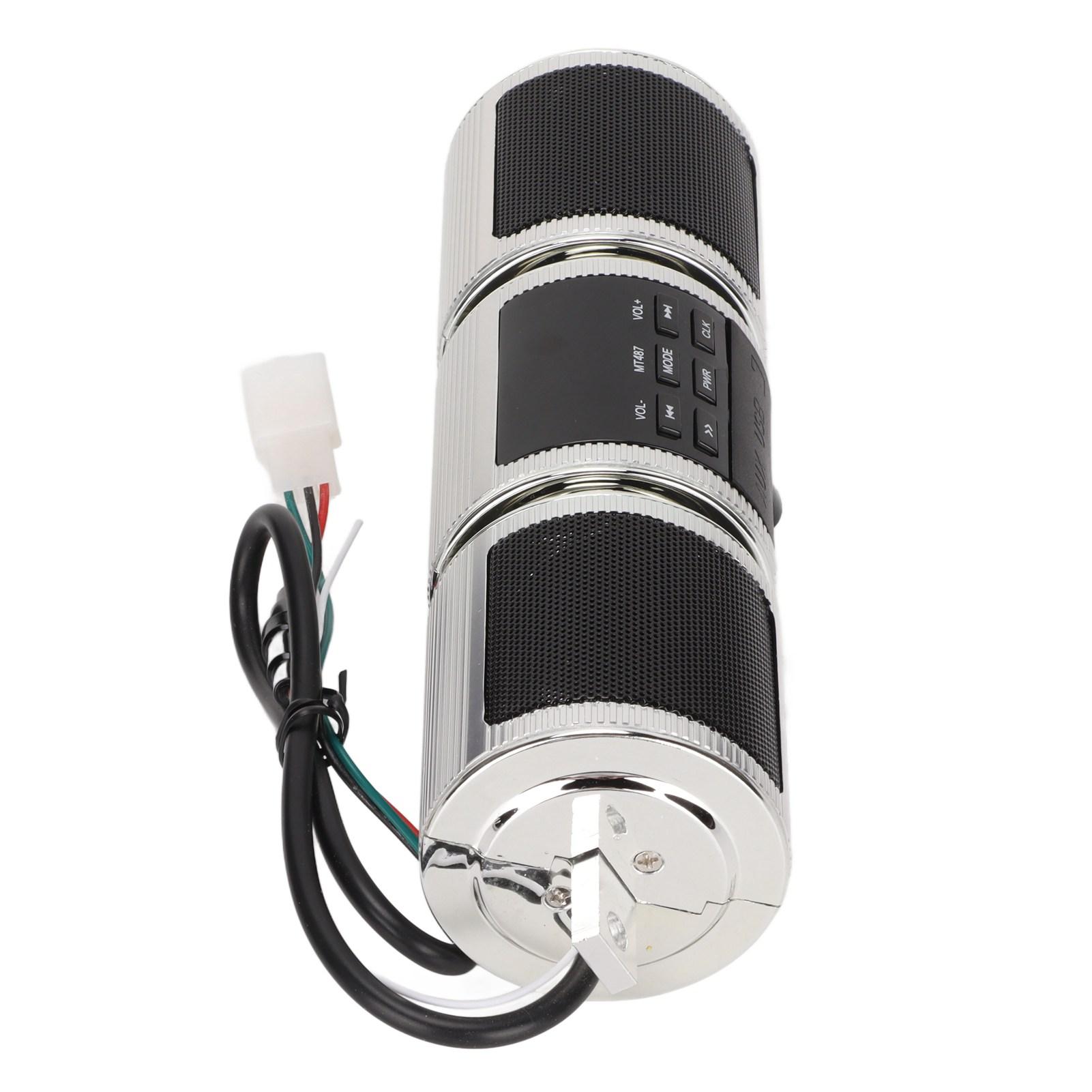 

Motorcycle Speaker Wireless IP54 Waterproof 12V Handlebar Mounted Sound System