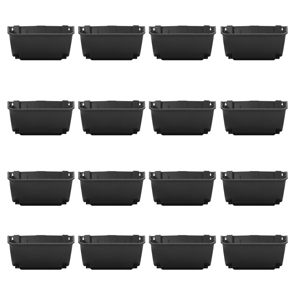 16 Pack Hanging Vertical Garden Planter,13 inch Wall Mounted Planter Garden Self Watering Pot Balcony Plant Vegetable Fruit Herb