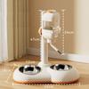 Large Dog Bowl 2 in 1 Pet Feeders Water Feeder Adjustable Height Feeder Waterer Food Container Bowl