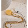 Yhpup Stainless Steel Natural Shell Drop Fashion Necklace High Quality Summer Style Trendy Korean Jewelry for Women