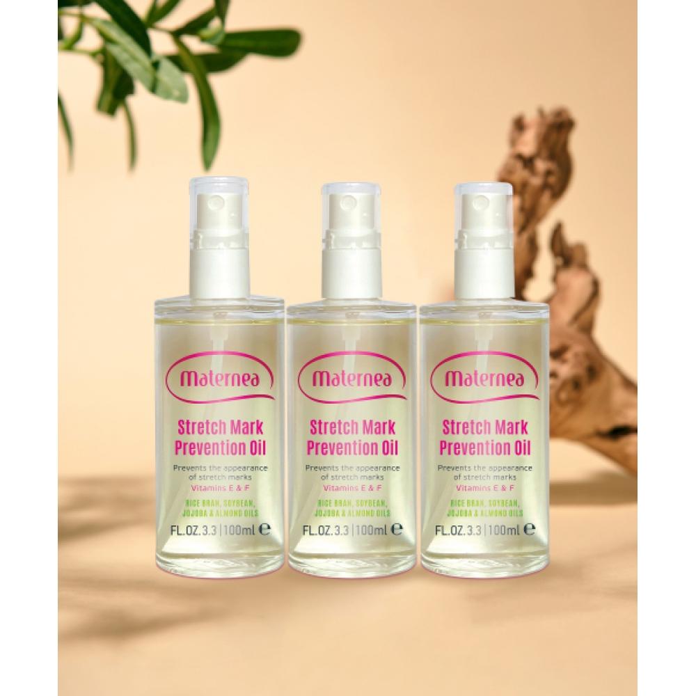 Matermea Stretch Marks Care Mild Elastic Oil Bottle 100ml  Pack Of 3 NONE