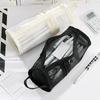 Large Capacity Pencil Bag Cylindrical Pencil Case Pen Pouch Clear Pencil Pouch Pen Case School Office Supplies
