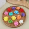 50Pcs Artificial Rose Flower Heads Multicolor Foam Rose Heads For Wedding Bouquet And Diy Crafts Party Home Decorations