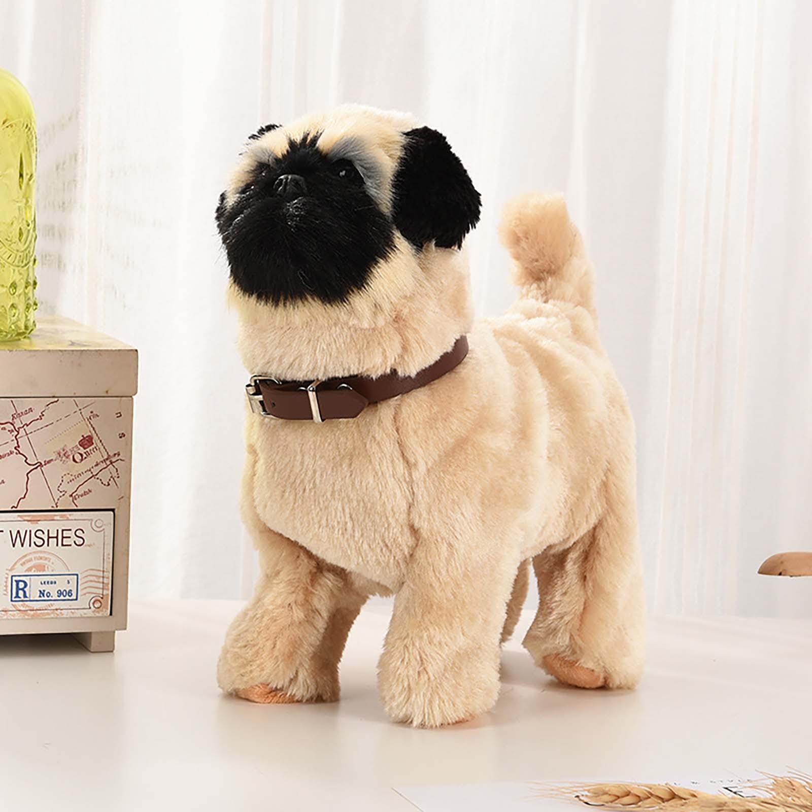 

Interactive Simulation Dog Toy Pet Dog with Music, Barking, Walking, and Tail Wagging Features for Kids