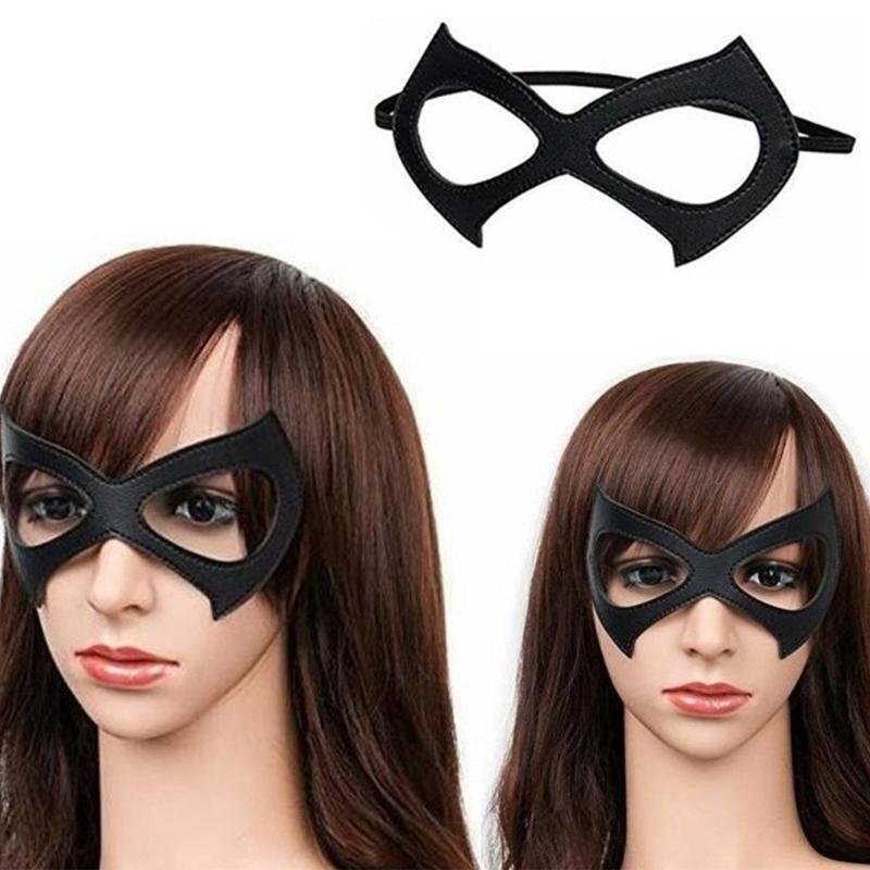 Friendly PU Leather Masquerades Mask With Adjustable Elastic Band For Themed Parties Stage Performances