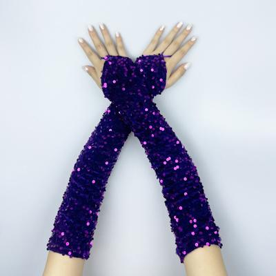 Sequins Gloves for Women Lady Fingerless Sequins Gloves Proms Gloves Women Gloves 1920s Evening Dress Gloves