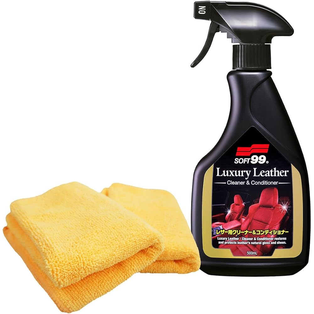 Soft99 Luxury Leather Cleaner 300 мл - Эффективное, Бережное, Многоцелевое средство для чистки